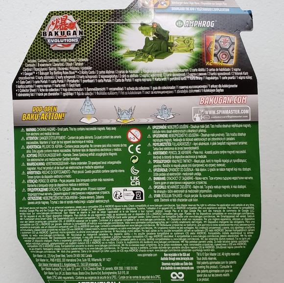 Bakugan Evolution Amphrog - Picture 2 of 2